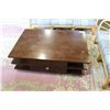 Image 2 : MODERN 3 TIER ROLLING COFFEE TABLE