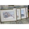 Image 1 : SET OF FOUR FRAMED PRINTS ANTIQUE BUILDINGS