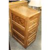 Image 2 : REPRODUCTION OAK 3 DRAWER FILE CABINET