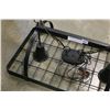 Image 2 : BLACK KITCHEN POT HOLDER WITH POT LIGHTS RETAIL $350