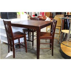 DINING AND THREE CHAIRS