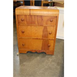 PINE 3 DRAWER NIGHTSTAND