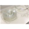 Image 2 : LOT OF CANDLEWICK CRYSTAL SERVING PIECES