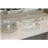 Image 3 : LOT OF CANDLEWICK CRYSTAL SERVING PIECES