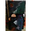 Image 2 : LOT OF ORIGINAL SPACE PAINTINGS ON CANVAS
