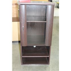 ESPRESSO FINISH ENTERTAINMENT CABINET