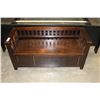 Image 2 : MODERN WOOD BENCH WITH STORAGE