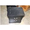 Image 2 : PAIR OF NEW BLACK MODERN AVENZA 2 DRAWER NIGHTSTANDS RETAIL $249ea.