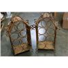 Image 2 : TWO METAL WINE HOLDERS