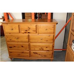 TALL PINE 9-DRAWER DRESSER