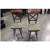 Image 1 : PAIR OF SWIVEL BAR STOOLS