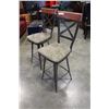 Image 2 : PAIR OF SWIVEL BAR STOOLS