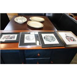 LOT OF SIGNED AND NUMBERED NATIVE PRINTS