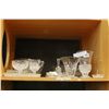 Image 1 : LOT OF CRYSTAL SERVING PIECES