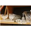 Image 2 : LOT OF CRYSTAL SERVING PIECES