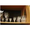 Image 2 : LOT OF CRYSTAL GLASSES