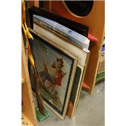 LOT OF RELIGIOUS PICTURES ETC