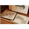 Image 2 : WINDSOR CASTLE ST JAMES CATHEDRAL PICTURES AND THREE CARTOON PRINTS