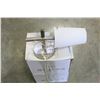 Image 2 : SET OF MODERN BRUSHED NICKLE WALL SCONCES