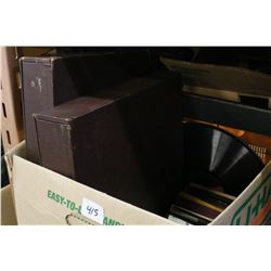 TWO BOXES OF RECORDS