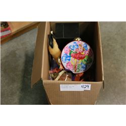 BOX OF MARX TOYS AND COLLECTIBLE TOYS