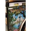 Image 1 : TWO SUPERBOWL POSTER BOARDS AND TWO FRAMED MOVIE POSTERS