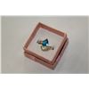 Image 4 : LADIES 14KT WHITE GOLD AND SAPHIRE LADIES RING RETAIL $500