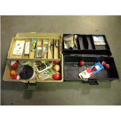 2 TACKLE BOXES AND CONTENTS
