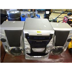 SHARP 3 DISC CHANGER STEREO SYSTEM