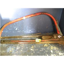 LARGE PIPE WRENCH/BRAN SAW