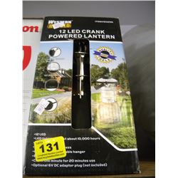 12 LED CRANK POWERED LANTERN