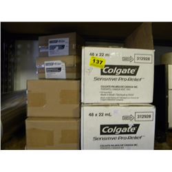 6 BOXES OF INTERDENTAL BRUSHES/2 BOXES OF COLGATE SENSITIVE PRO RELIEF