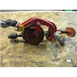 VINTAGE HAND DRILL/2 PIPE CUTTERS