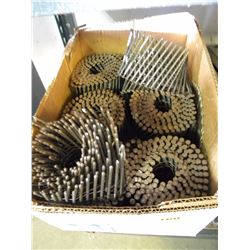 BOX OF COIL NAILS
