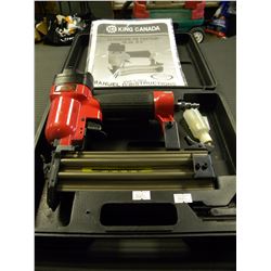 KING 19 GAUGE BRAD NAILER KIT..
