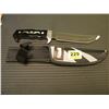 Image 1 : BLACK HANDLED DAGGER WITH SOFT CASE