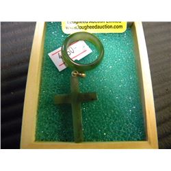 JADE RING & CROSS PENDANT
