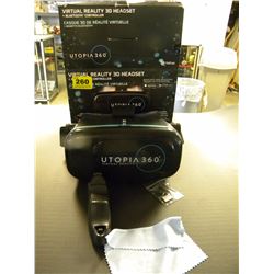 UTOPIA 360 VIRTUAL REALITY 3D HEADSET