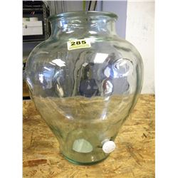 LARGE GLASS VASE