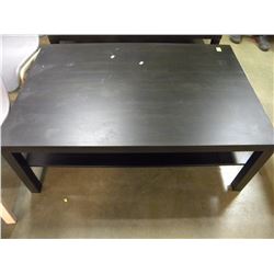 LARGE BLACK COFFEE TABLE