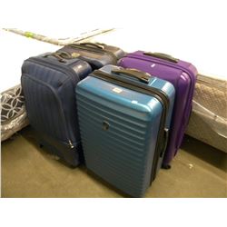 4 RUGGED LUGGAGE SUIT CASES