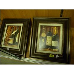2 FRAMED PRINTS