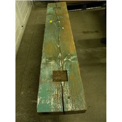 HOME MADE WOOD GARDEN BENCH