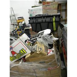 2 PALLETS OF MISC KIA PARTS & WHEEL COVERS