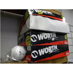 3 BOXES OF WORTH FAST PITCH SOFT BALLS