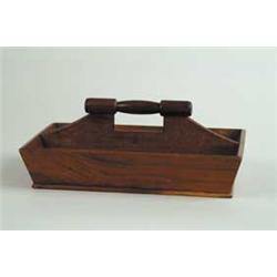 FINE MAHOGANY KNIFE CARRIER