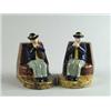 Image 1 : PAIR OF FRENCH QUIMPER FIGURAL BOOKENDS
