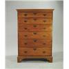 Image 1 : SIX DRAWER CHIPPENDALE MAPLE TALL CHEST