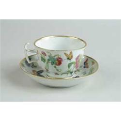 LARGE CHINESE EXPORT CUP AND SAUCER