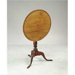 FEDERAL DISH TOP MAHOGANY TILT TOP STAND